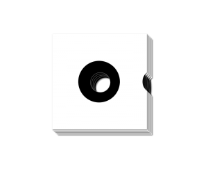 vinyl 7-inch single short run (large-hole black) {no label} [in sleeves]